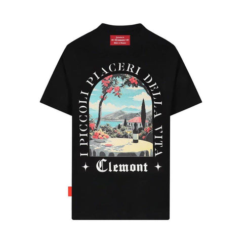 CAMISETA NEGRA ECLATANTE CLEMONT